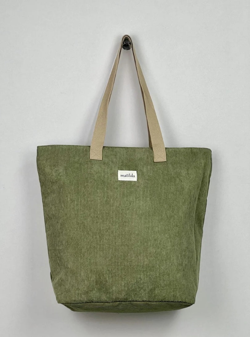 Stoffveske med glidelås Pana Verde