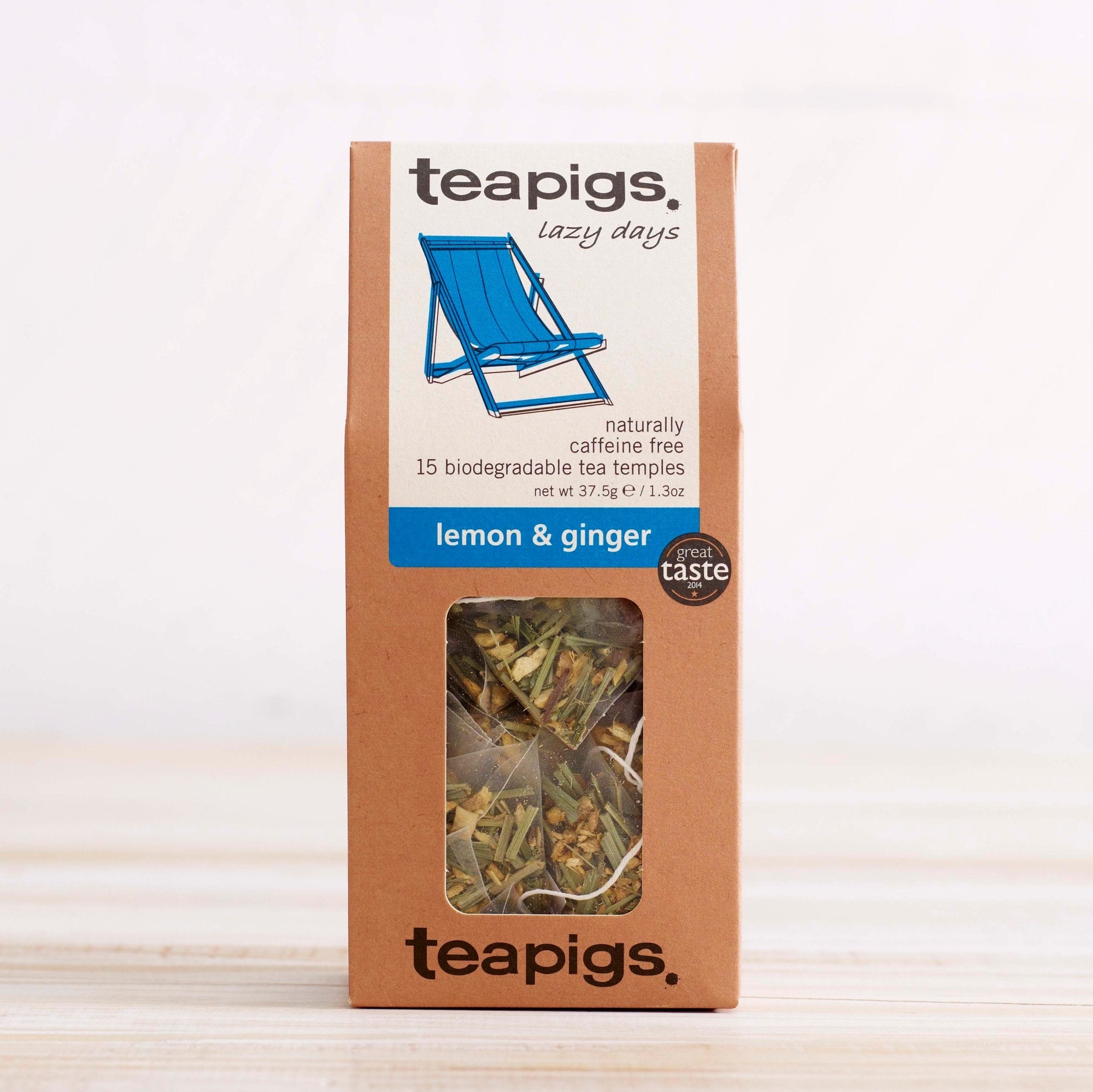 Teapigs Organic Lemon and Ginger 15 Temples