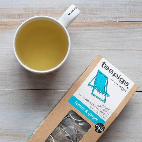 Teapigs Organic Lemon and Ginger 15 Temples