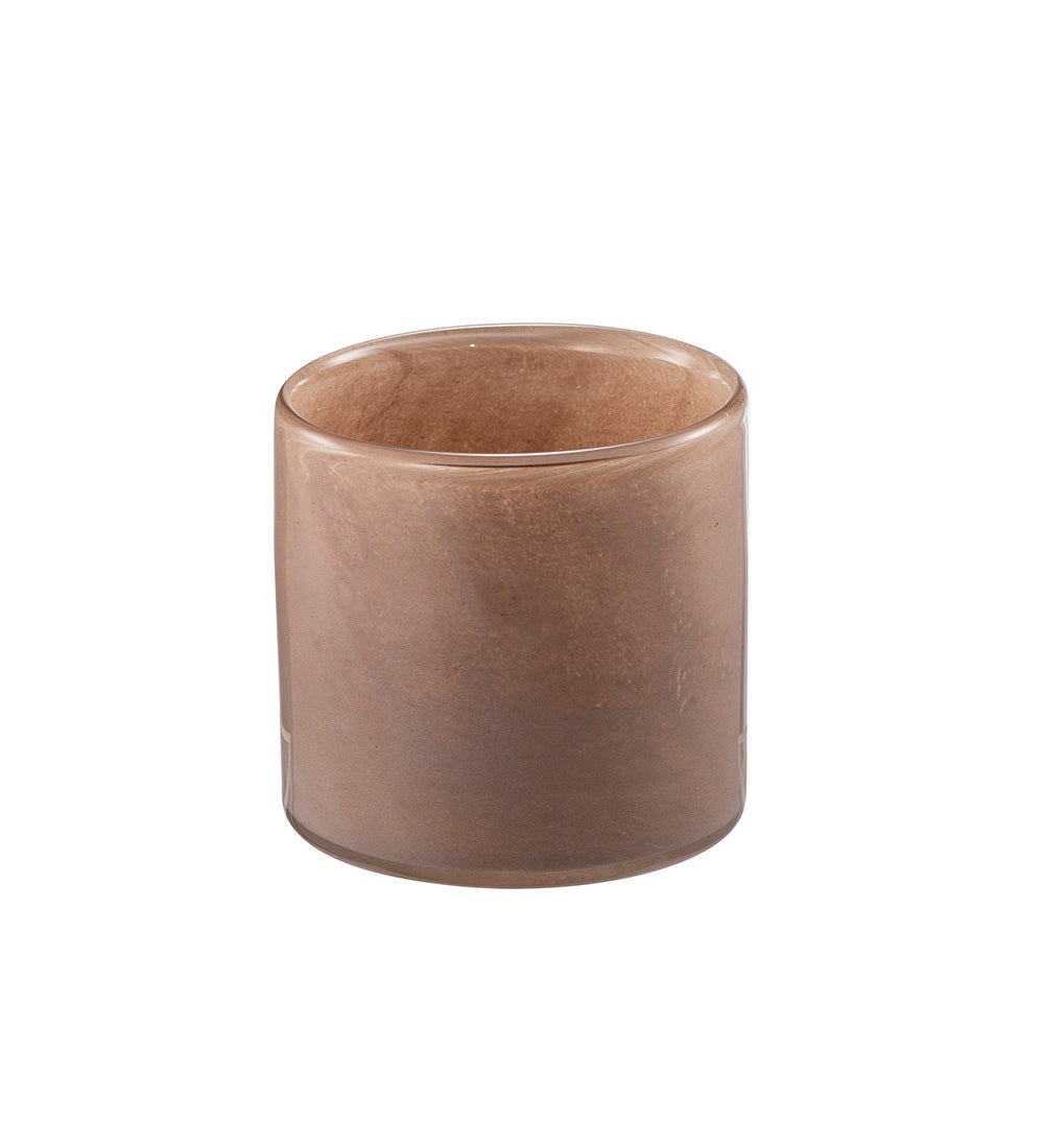 Telysholder gråbrun