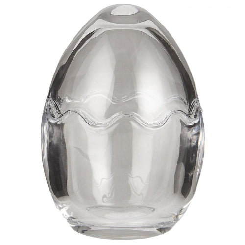 Todelt påskeegg klart glass
