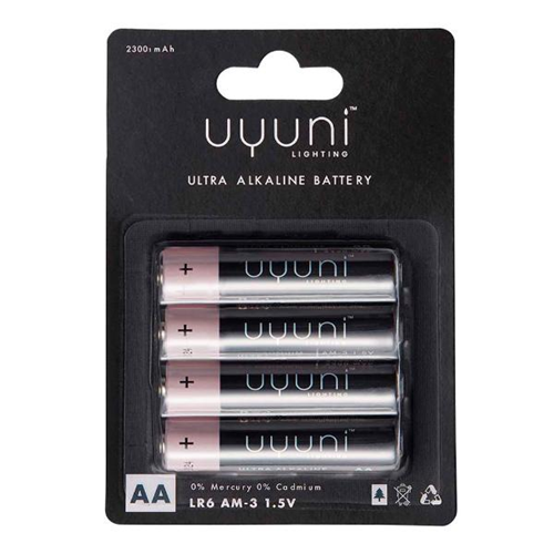 UYUNI AA Batteri 4 stk pr pk