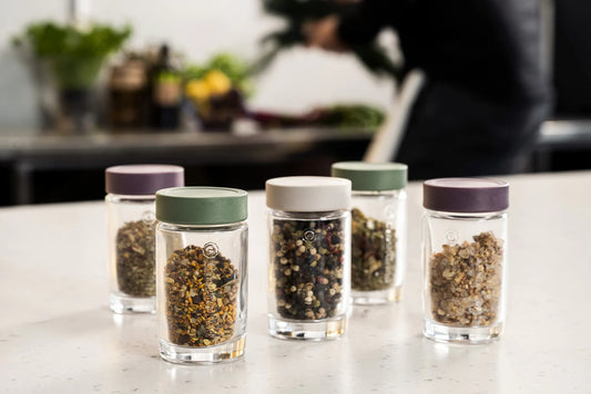 Vaasa Krydderkrukkesett grønn