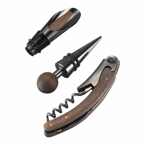 Vinsett Wilson i valnøtt og metall