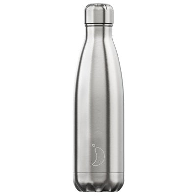 Chilly`s Bottles Crome Silver 500 ml