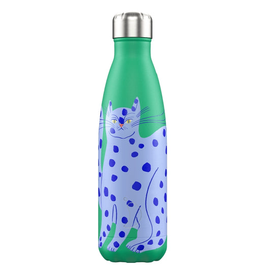 Chilly`s Bottle Blue Cat 500 ml