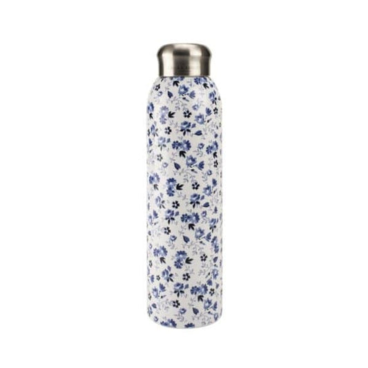Laura Ashley vannflaske stål Fleur Blue 500 ml