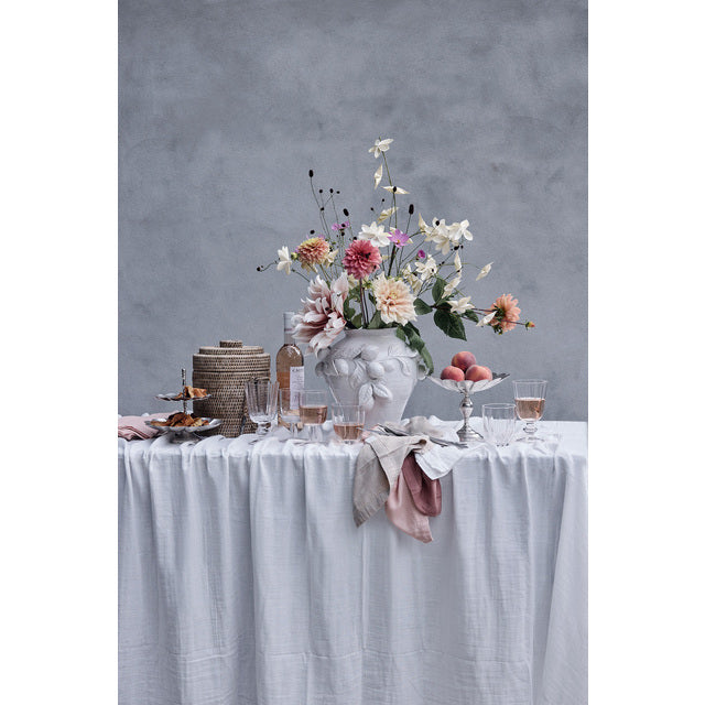 Vase Limone hvit D30,5 x H29 cm