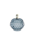 Last inn bildet i gallerivisningen, Miya Jar Blue glass krukke kuleformet
